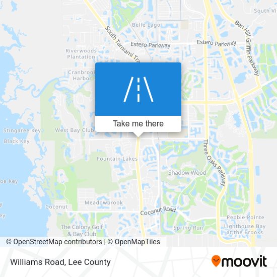 Mapa de Williams Road