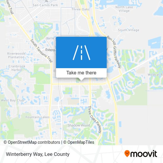 Mapa de Winterberry Way