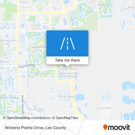 Wisteria Pointe Drive map