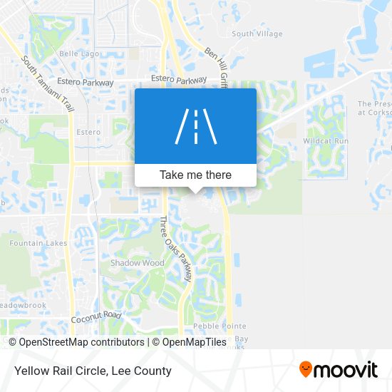 Yellow Rail Circle map
