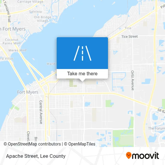 Apache Street map