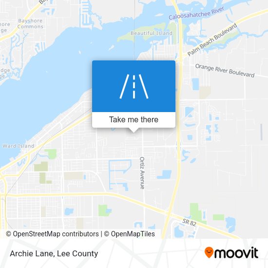 Mapa de Archie Lane