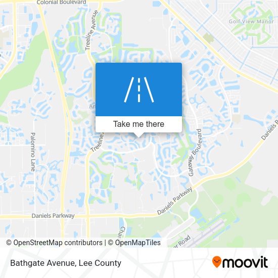 Mapa de Bathgate Avenue