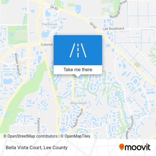 Mapa de Bella Vista Court