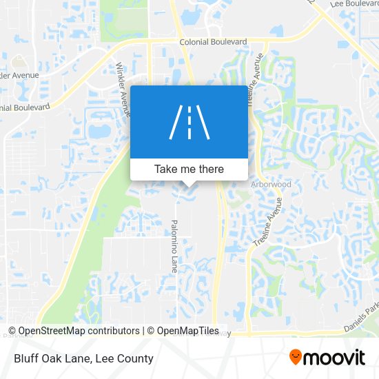 Mapa de Bluff Oak Lane