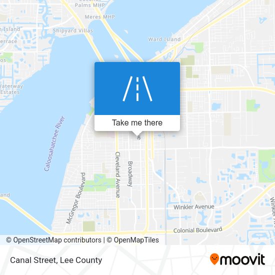 Mapa de Canal Street