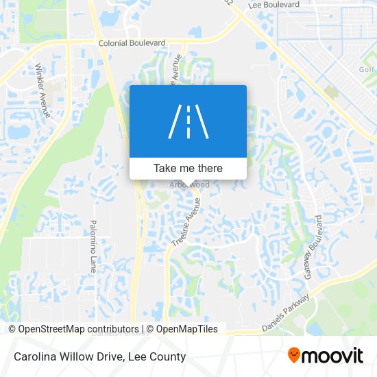 Carolina Willow Drive map