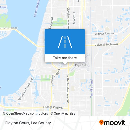 Mapa de Clayton Court