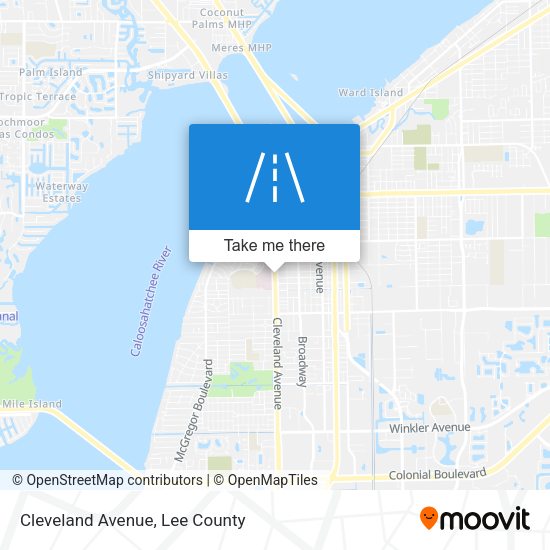 Cleveland Avenue map