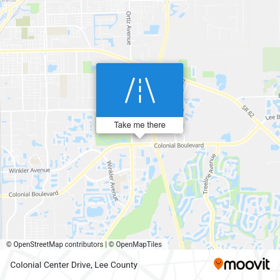 Colonial Center Drive map