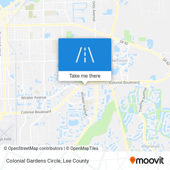 Colonial Gardens Circle map