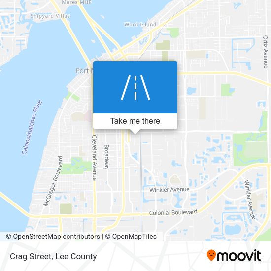 Mapa de Crag Street