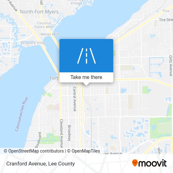 Mapa de Cranford Avenue