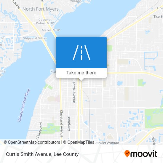 Mapa de Curtis Smith Avenue