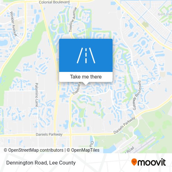 Mapa de Dennington Road