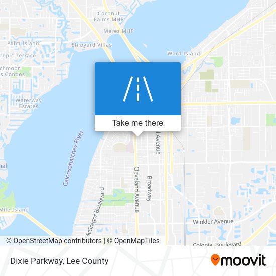 Dixie Parkway map