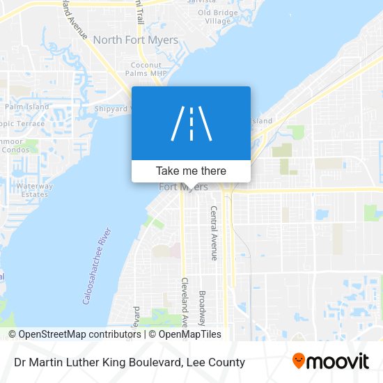 Mapa de Dr Martin Luther King Boulevard