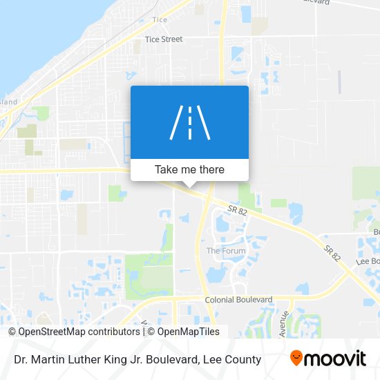 Dr. Martin Luther King Jr. Boulevard map