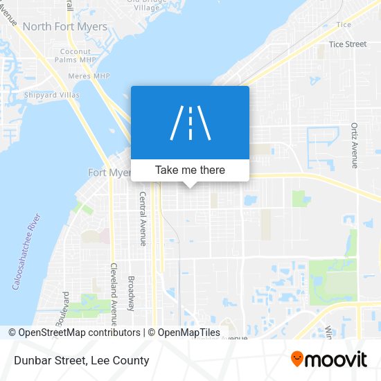Mapa de Dunbar Street