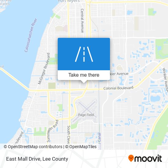 East Mall Drive map