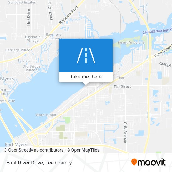 Mapa de East River Drive