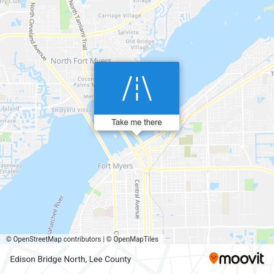 Edison Bridge North map