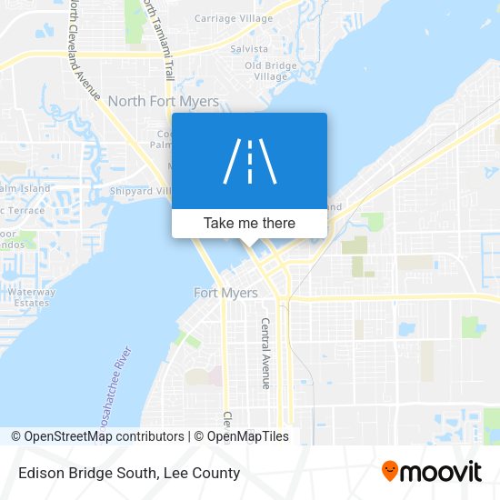 Mapa de Edison Bridge South