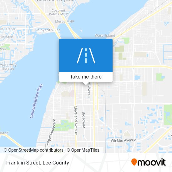 Mapa de Franklin Street