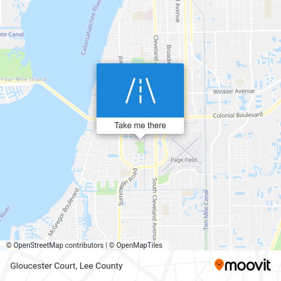 Gloucester Court map
