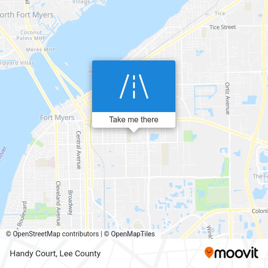 Mapa de Handy Court