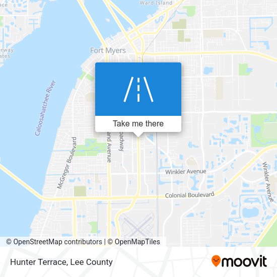 Mapa de Hunter Terrace