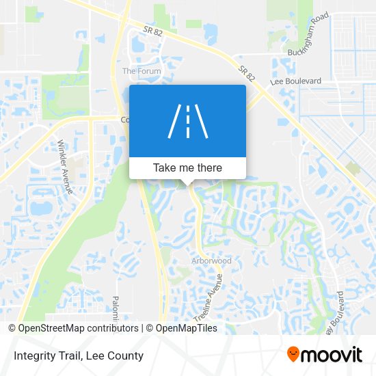 Integrity Trail map