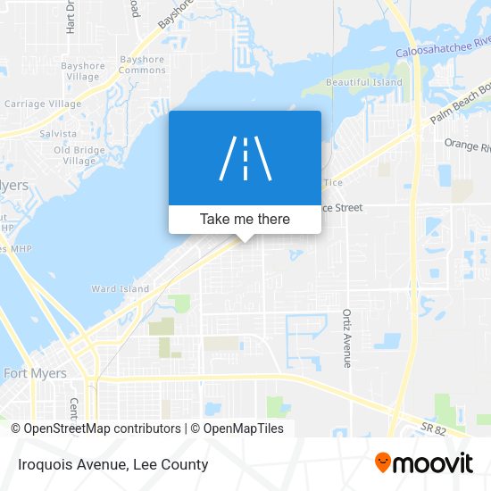 Iroquois Avenue map