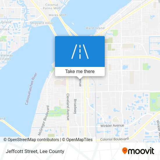 Mapa de Jeffcott Street