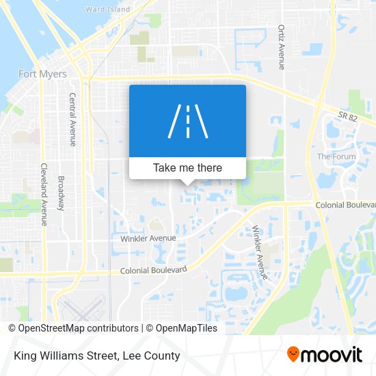 King Williams Street map