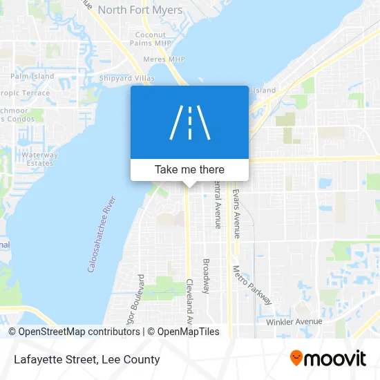 Lafayette Street map