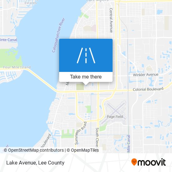 Lake Avenue map