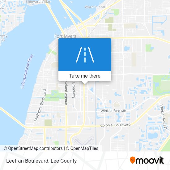 Mapa de Leetran Boulevard