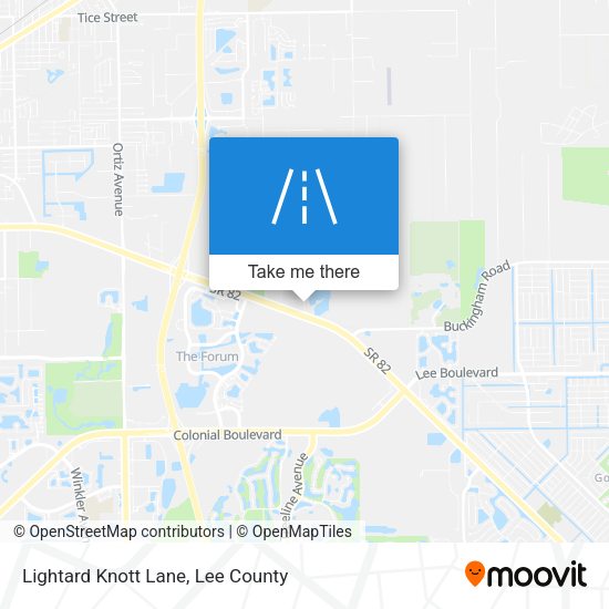 Mapa de Lightard Knott Lane