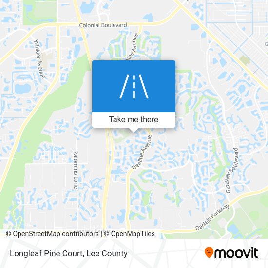 Longleaf Pine Court map