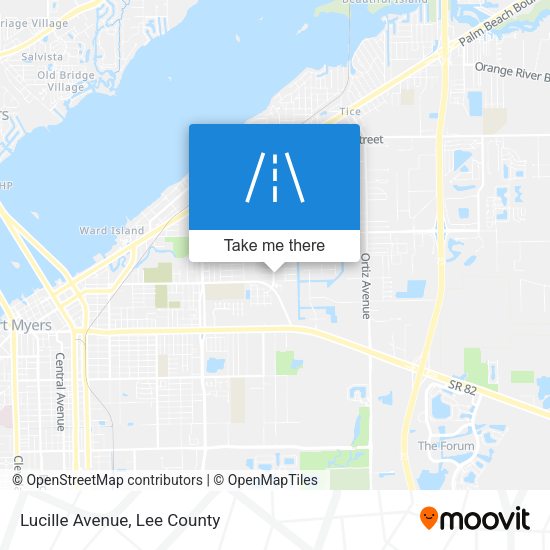 Mapa de Lucille Avenue