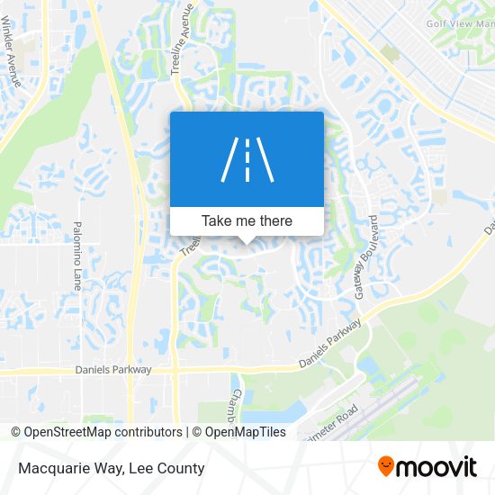 Mapa de Macquarie Way