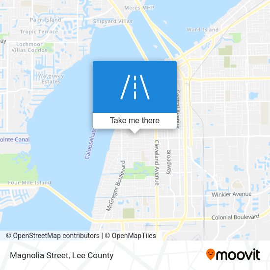 Magnolia Street map