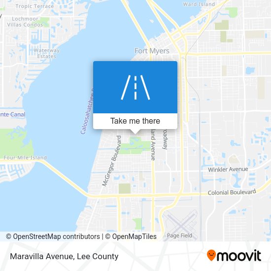 Mapa de Maravilla Avenue