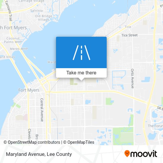 Maryland Avenue map