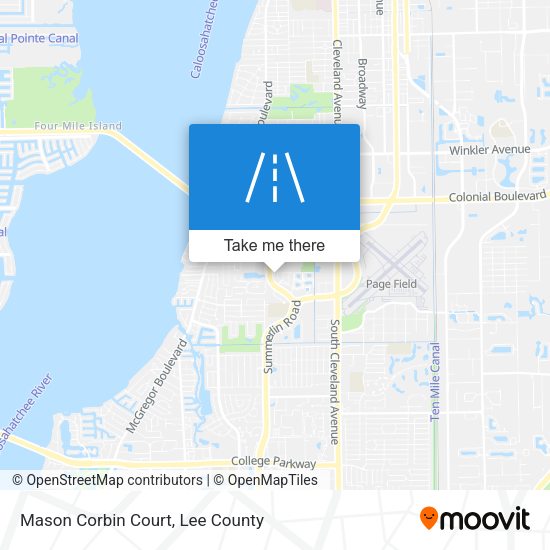 Mapa de Mason Corbin Court