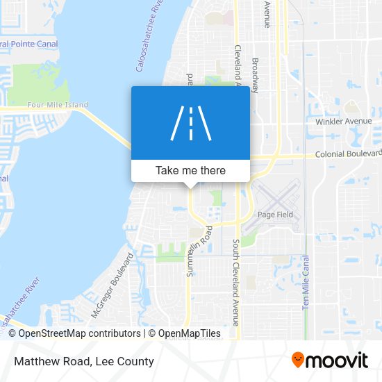 Mapa de Matthew Road