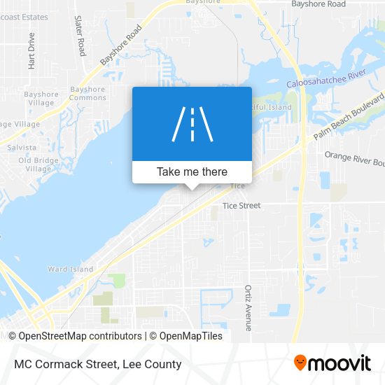 Mapa de MC Cormack Street