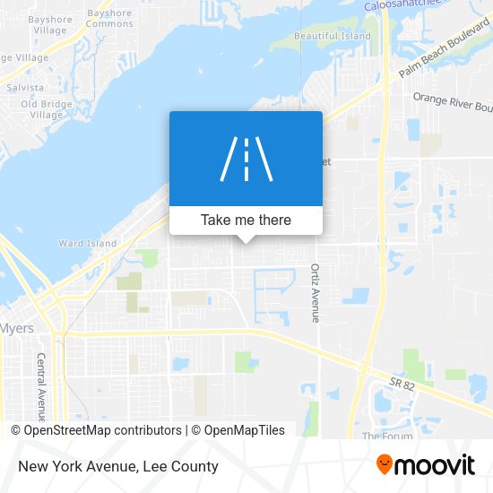 Mapa de New York Avenue