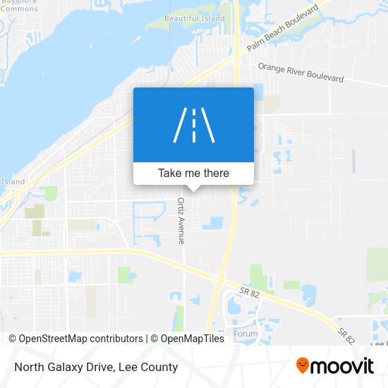 North Galaxy Drive map